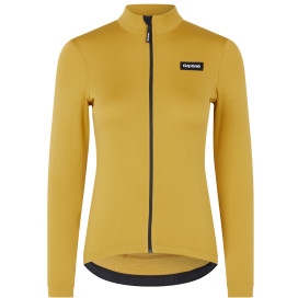 GripGrab EXPLR Merinotech Thermal Long Sleeve Jersey Women - Mustard Yellow