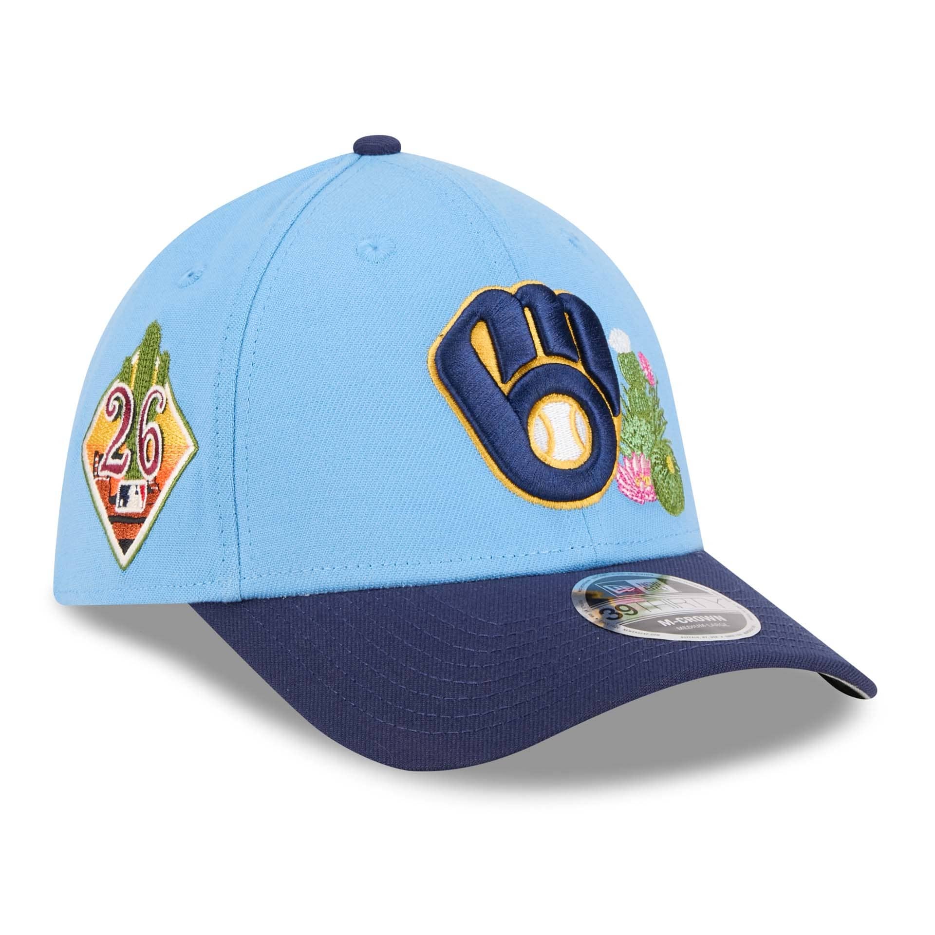Milwaukee Brewers 2026 MLB Spring Training 39THIRTY M-Crown Flex Cap Blue