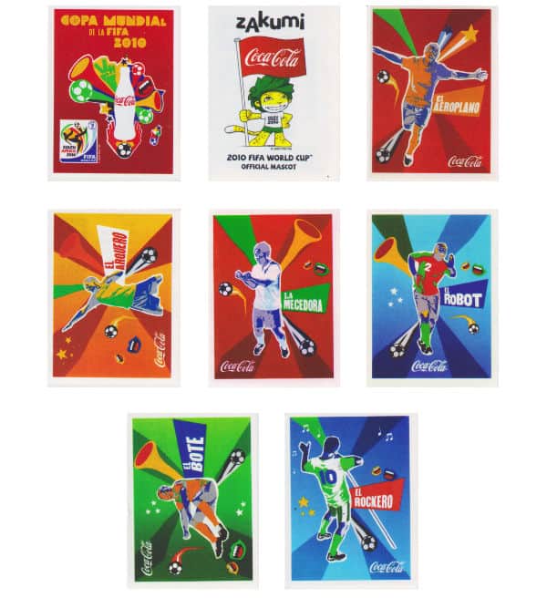 Panini WC 2010 Album South America + Special Stickers A-H