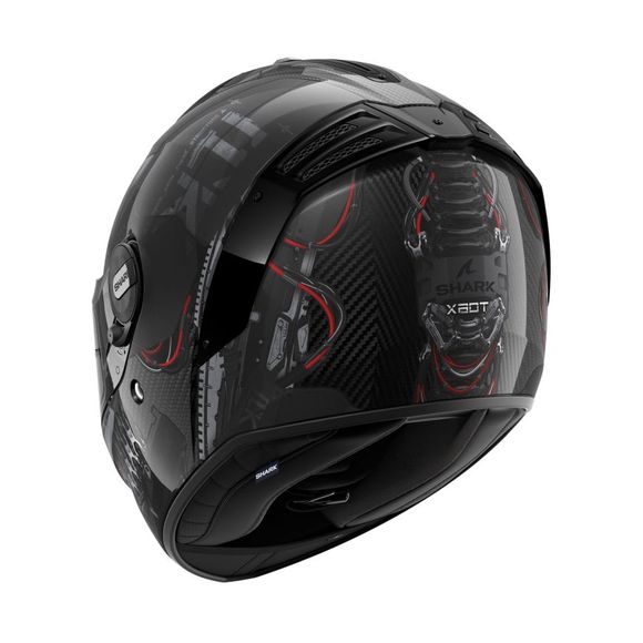 Shark SPARTAN RS CARBON XBOT Full-Face Helmet - Black / GreyRef: SH1712