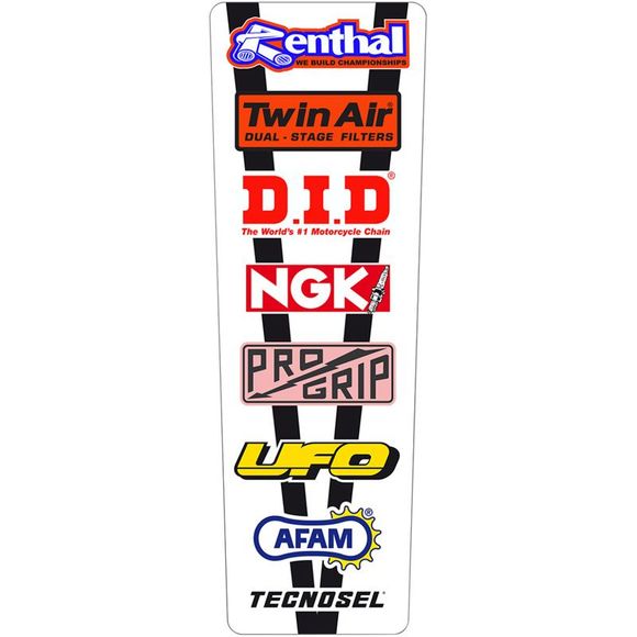 Vintage Tecnosel mud sticker for rear mudguardRef: 4302-6265 / 43026265