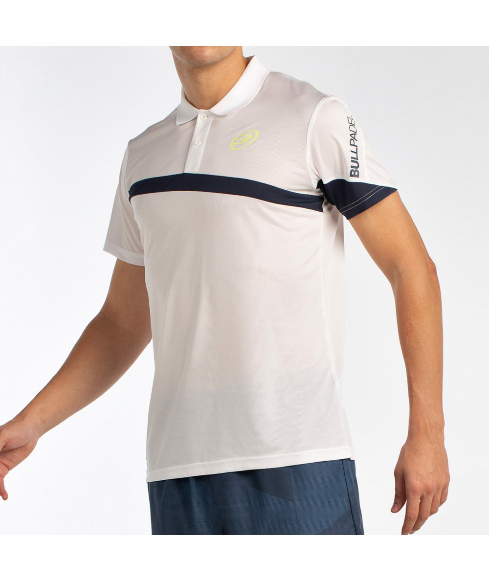 BULLPADEL LUCIR WHITE POLO SHIRT