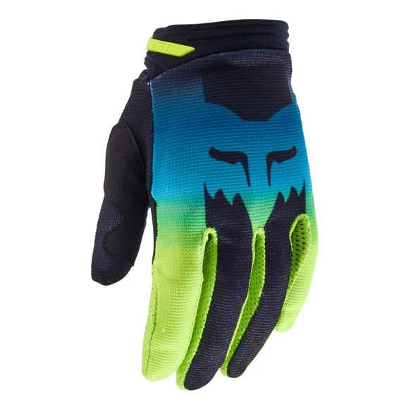 Fox WOMENS 180 FLORA 2024 cross gloves - Black / YellowRef: FX4165