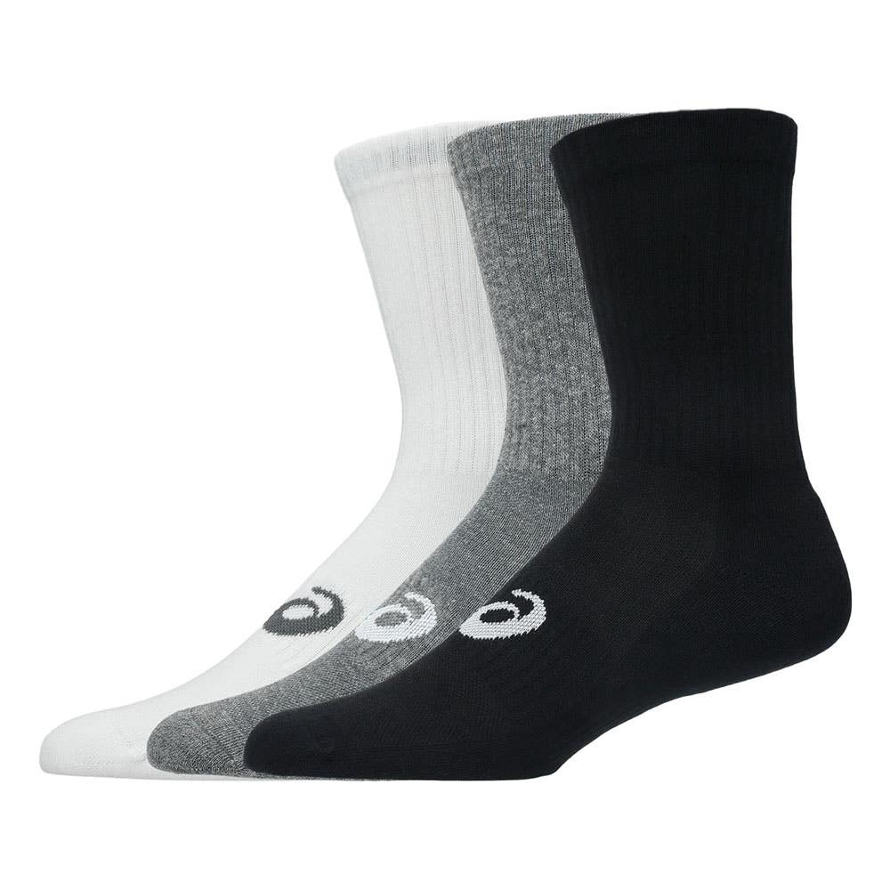 SOCKS ASICS 3 PACK CREW BLACK/GREY/WHITE