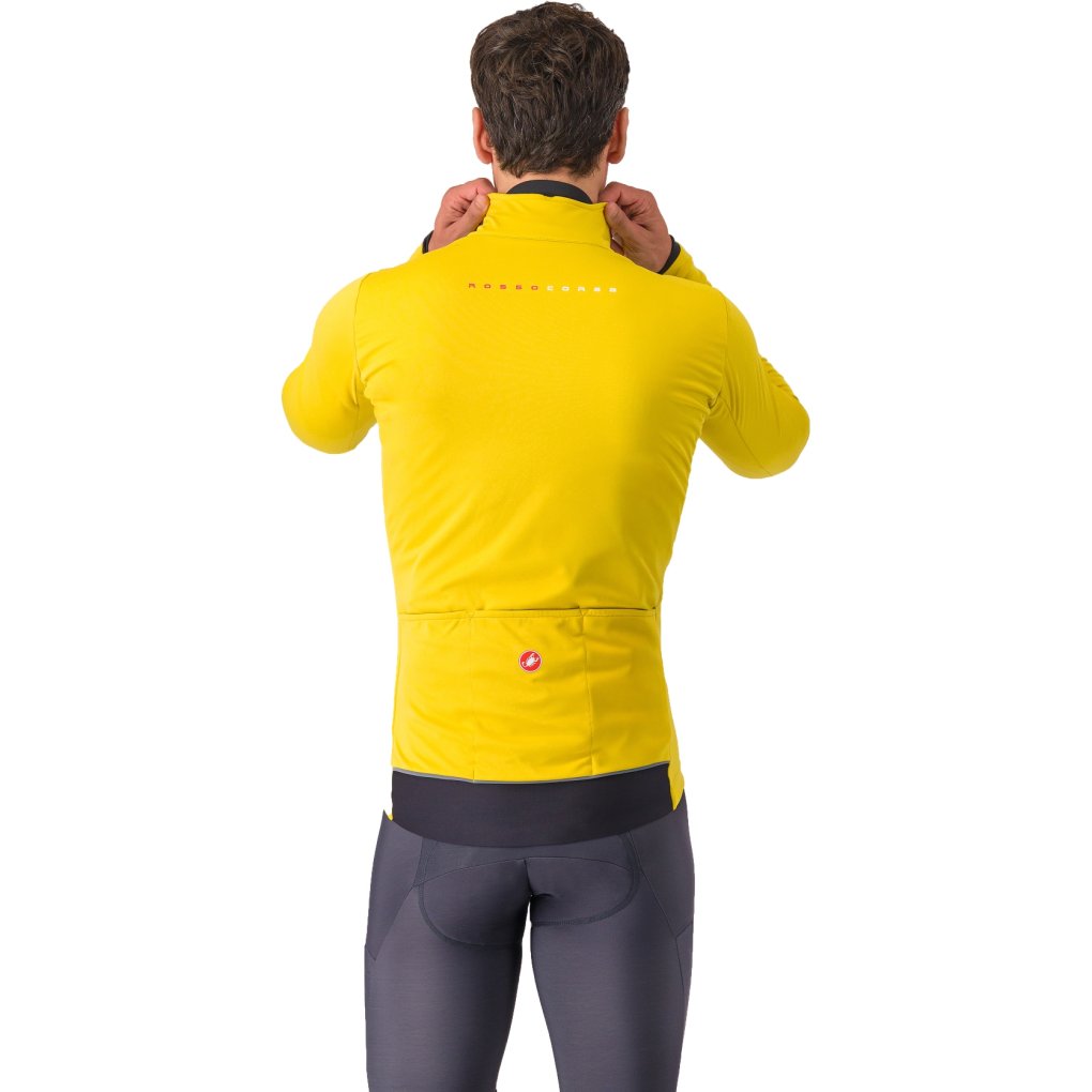Castelli Alpha 150 Jacket Men - mango mojito/black 712