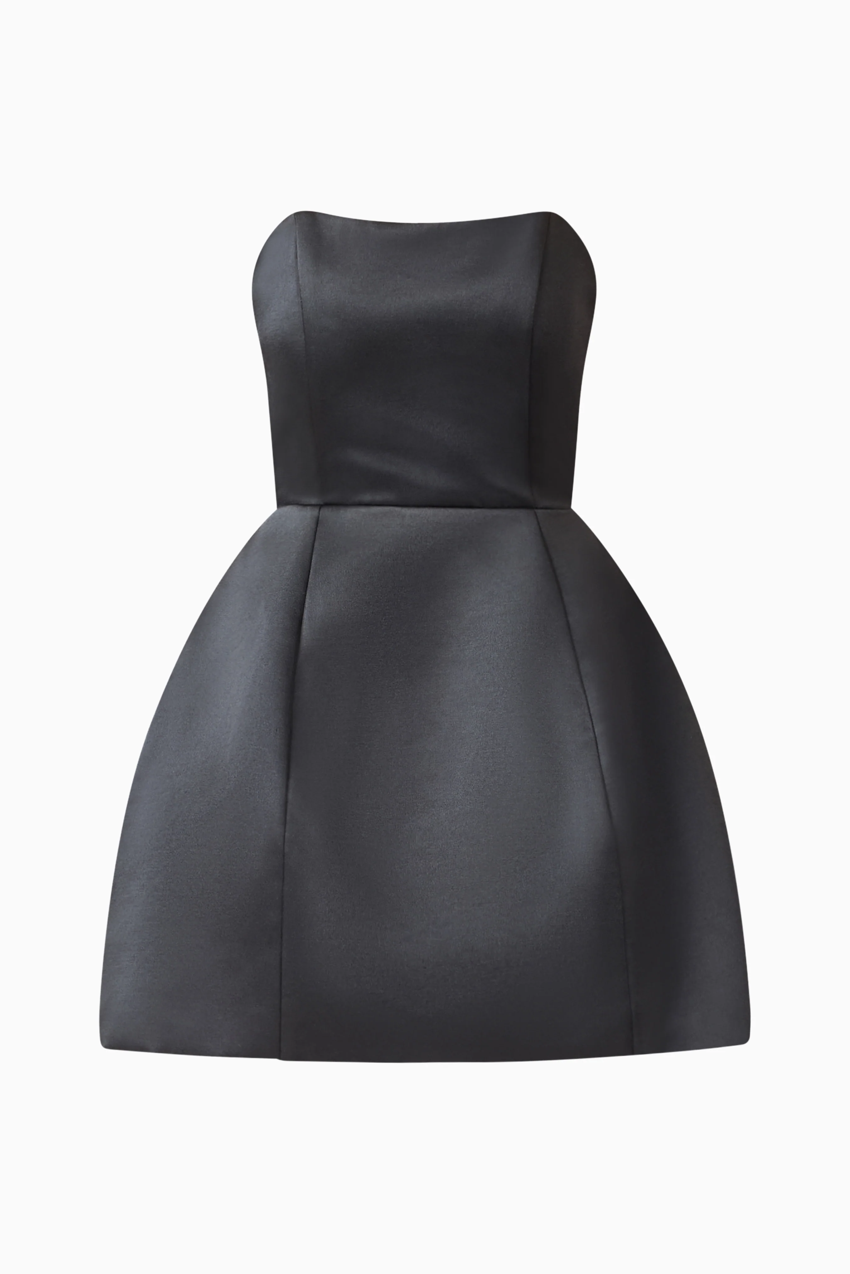 Manon Tulip Mini Dress in Black