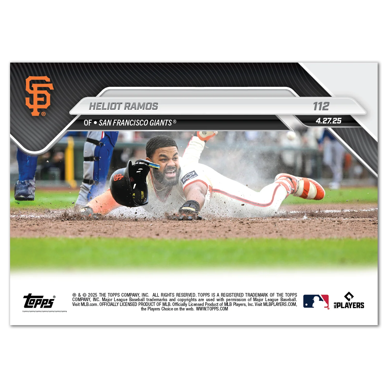 Heliot Ramos - 2025 MLB Topps NOW® - Card 112