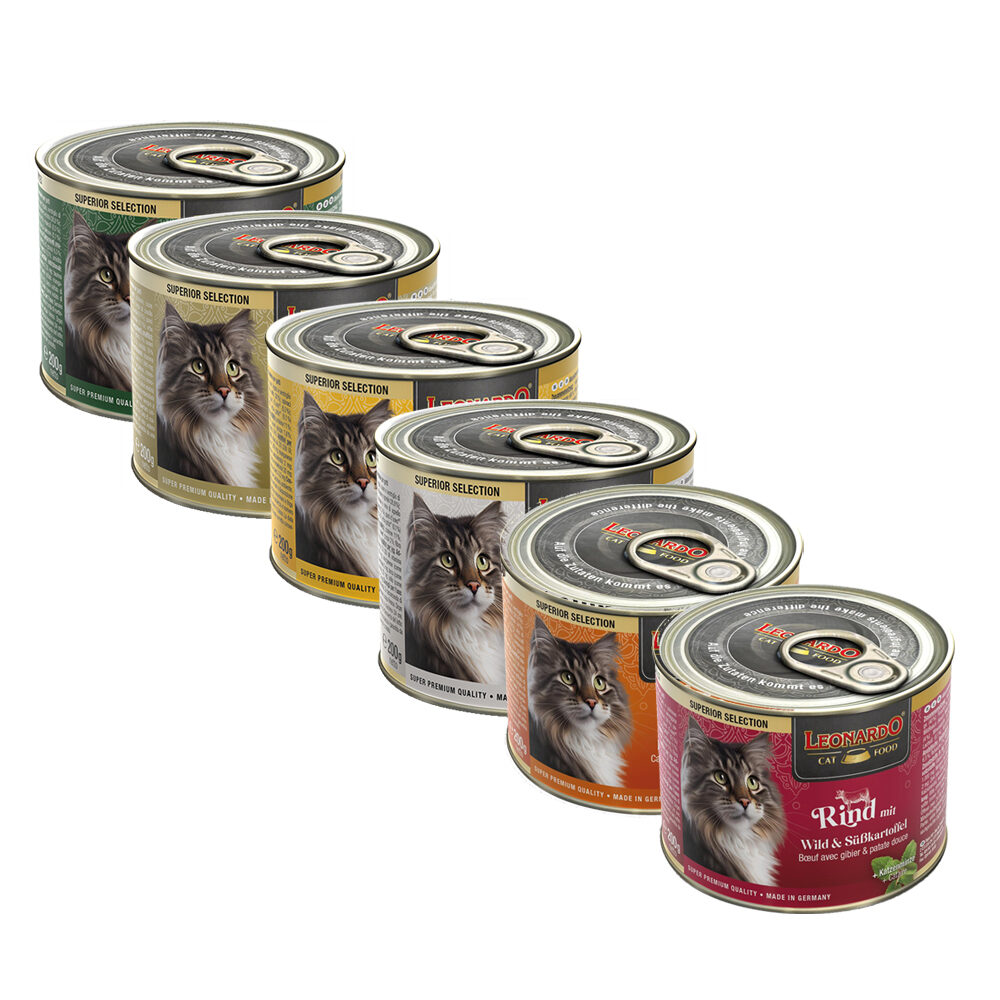 Leonardo Superior Wet Food - Beef with Game & Sweet Potato - 6 x 200 g