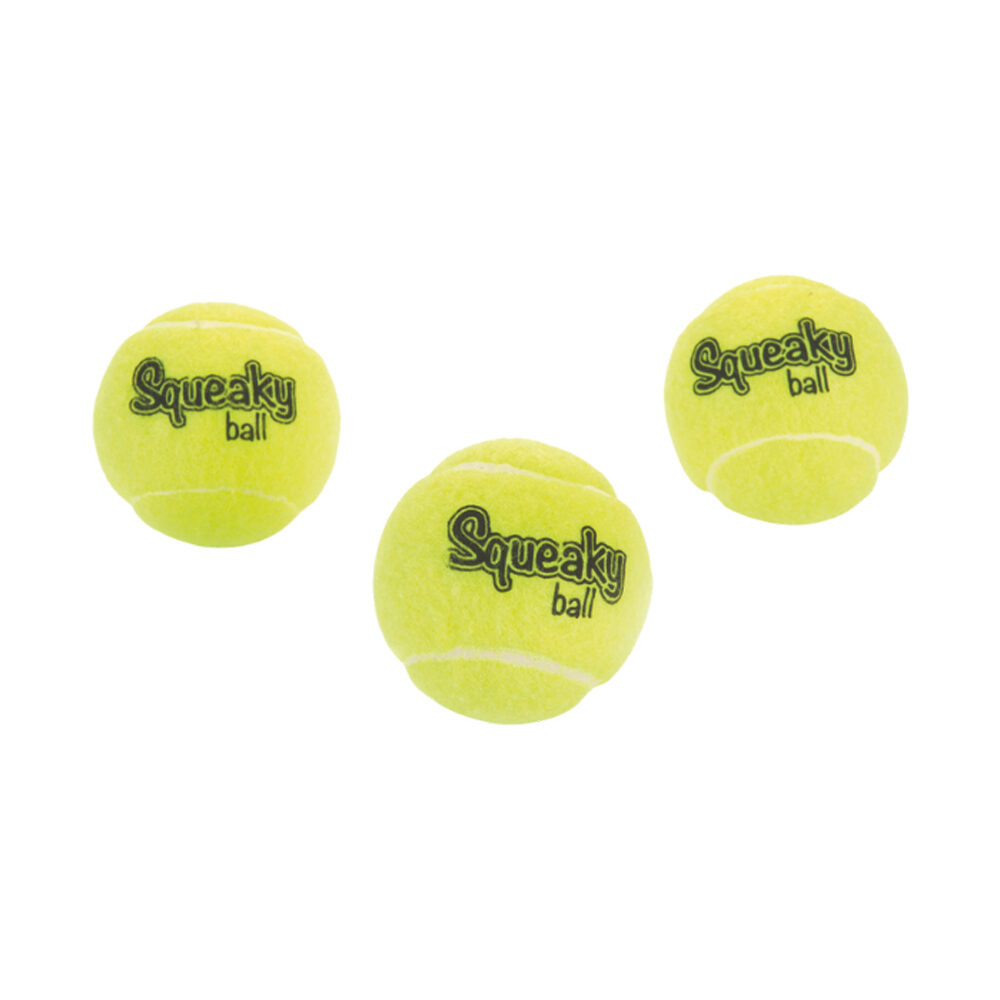 Beeztees Tennis Balls with Squeaker
