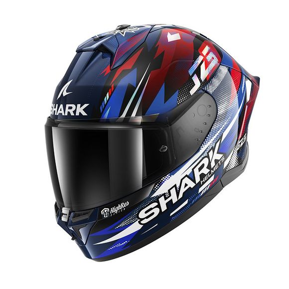 Shark SKWAL CUP REPLICA ZARCO GP DE FRANCE full face helmet - Blue / RedRef: SH1867