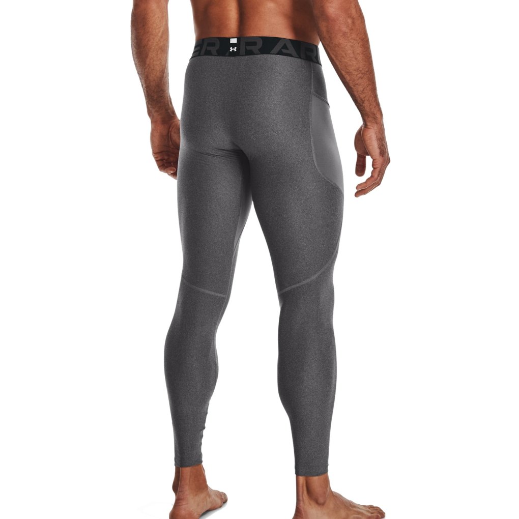 Under Armour HeatGear® Leggings Men - Carbon Heather / Black