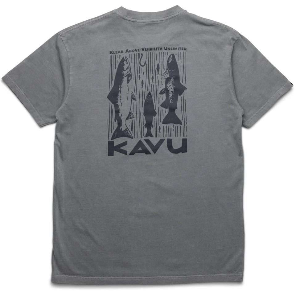 KAVU Salmon T-Shirt Men - Moonless Night