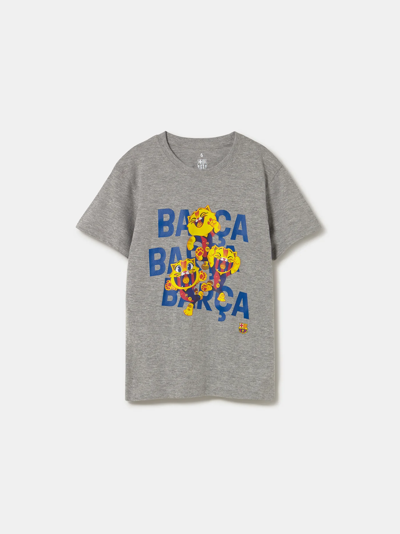 Kids’ T-Shirt with CAT CULER Mascot - FC Barcelona