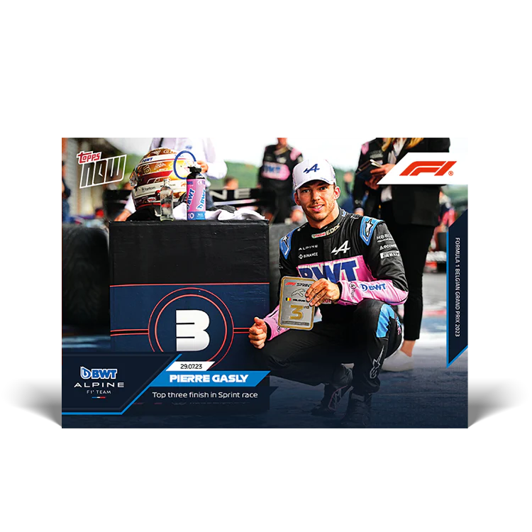 Topps UK - Top three finish in sprit race - F1 TOPPS NOW® Card #39