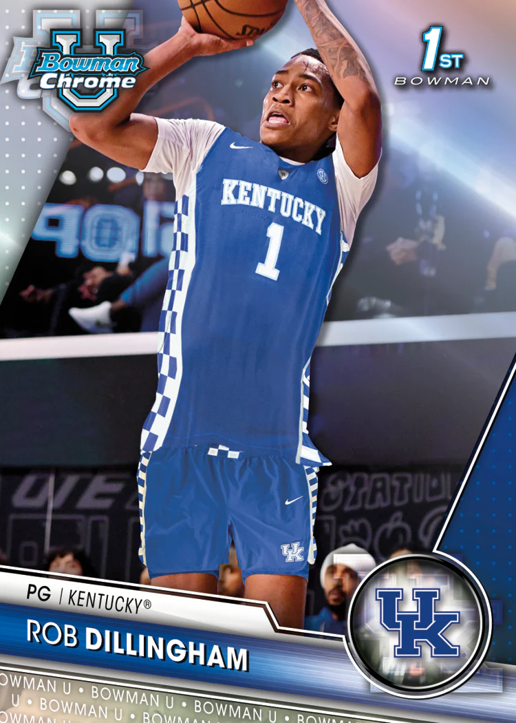 2023-24 Bowman University Chrome Basketball - Hobby Box - Topps UK