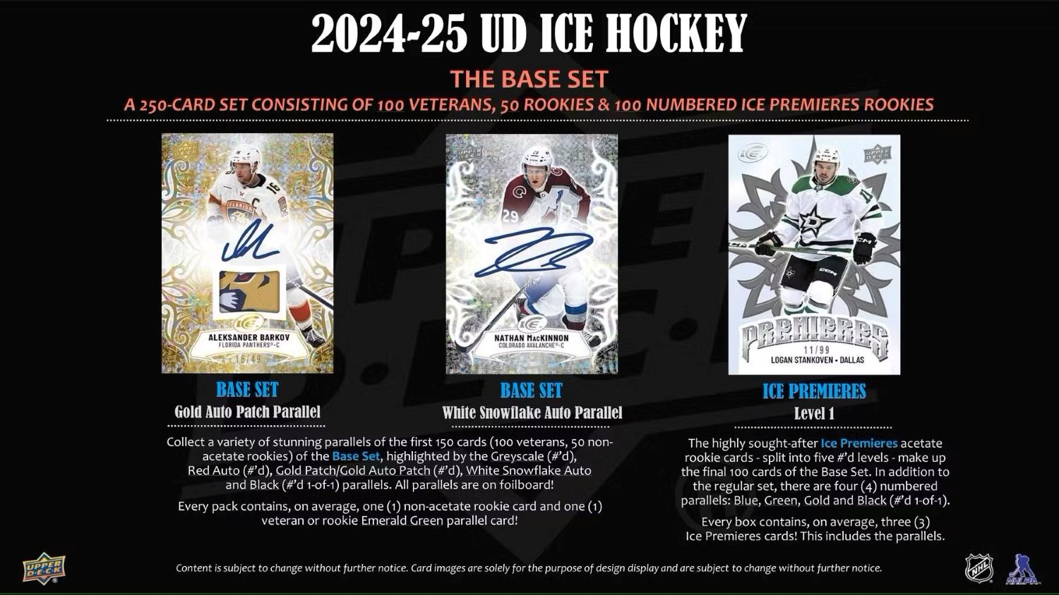 2024/25 Upper Deck Ice Hockey NHL Hobby Box