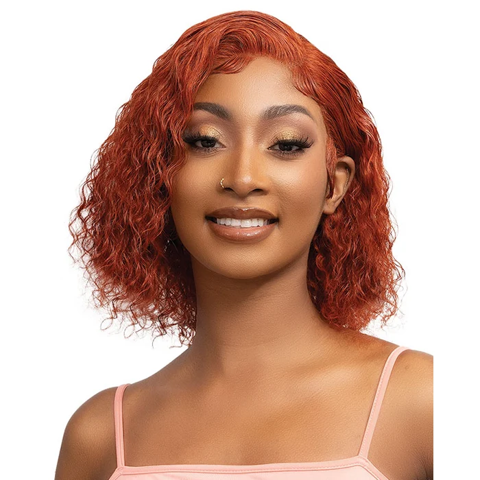 Janet Collection Natural Glueless 100% Virgin Remy Human Hair HD Lace 13x4 Front Wig - OKSANA