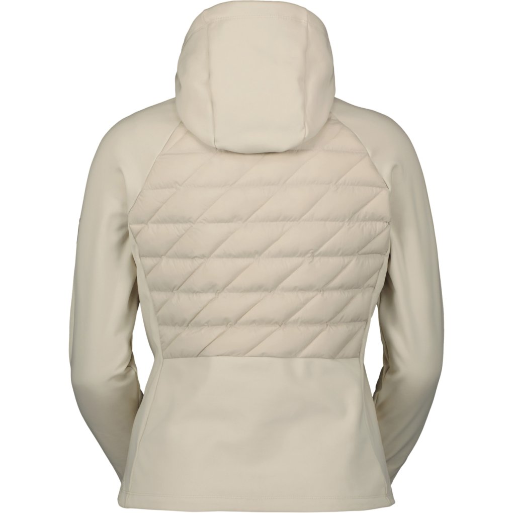 SCOTT Defined Warm Hybrid Hoody Jacket Women - dust white