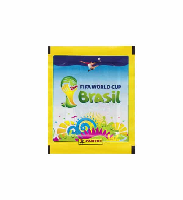 Panini Brazil 2014 Packet Yellow - Vertical Version