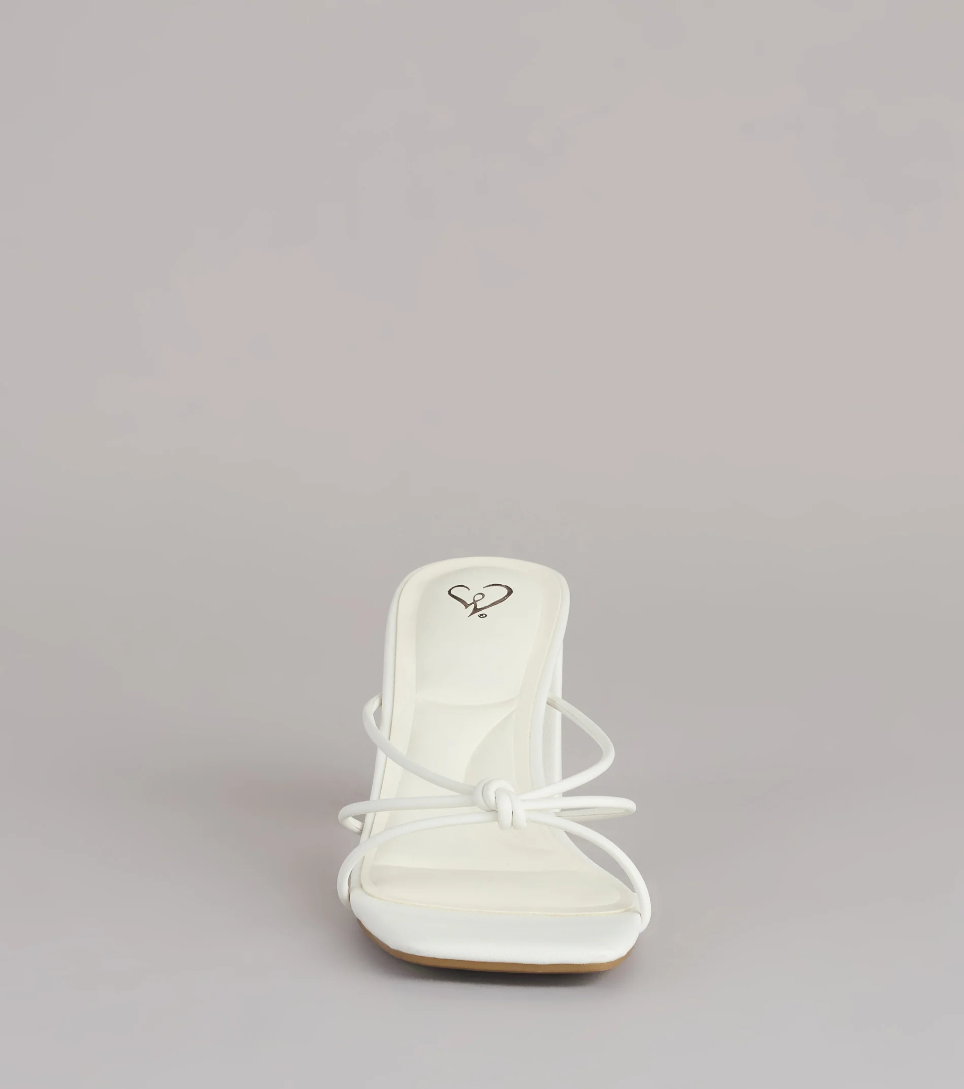Fashion Fix Knotted Block Heel Mules