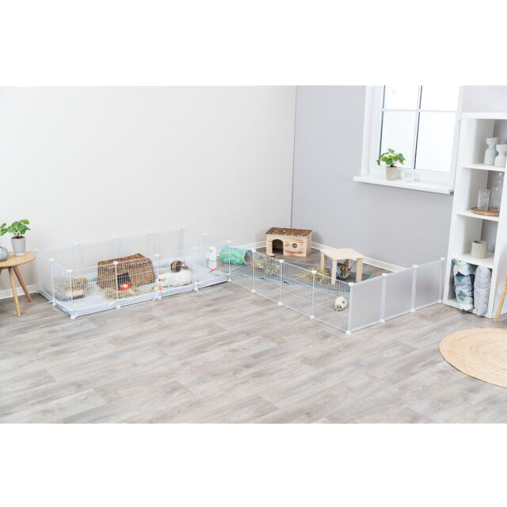 Trixie Base for Indoor Run - 140 x 70 cm - Grey/White