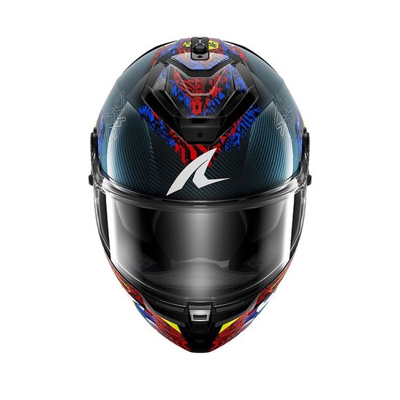 Shark SPARTAN GT PRO CARBON full face helmet - SPEED-VIB - Carbon / BlueRef: Sh1850-Cbr