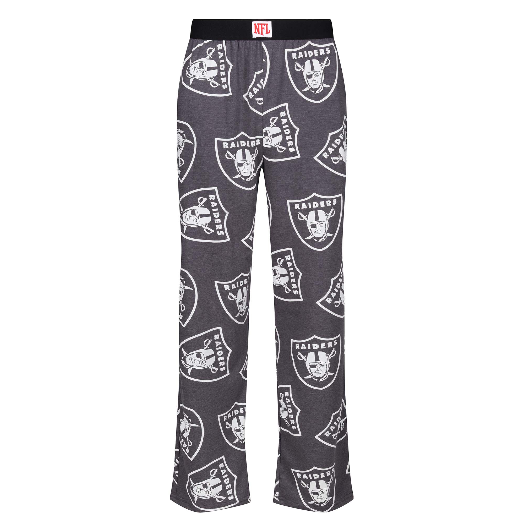 Las Vegas Raiders Recovered NFL Lounge Pants Grey