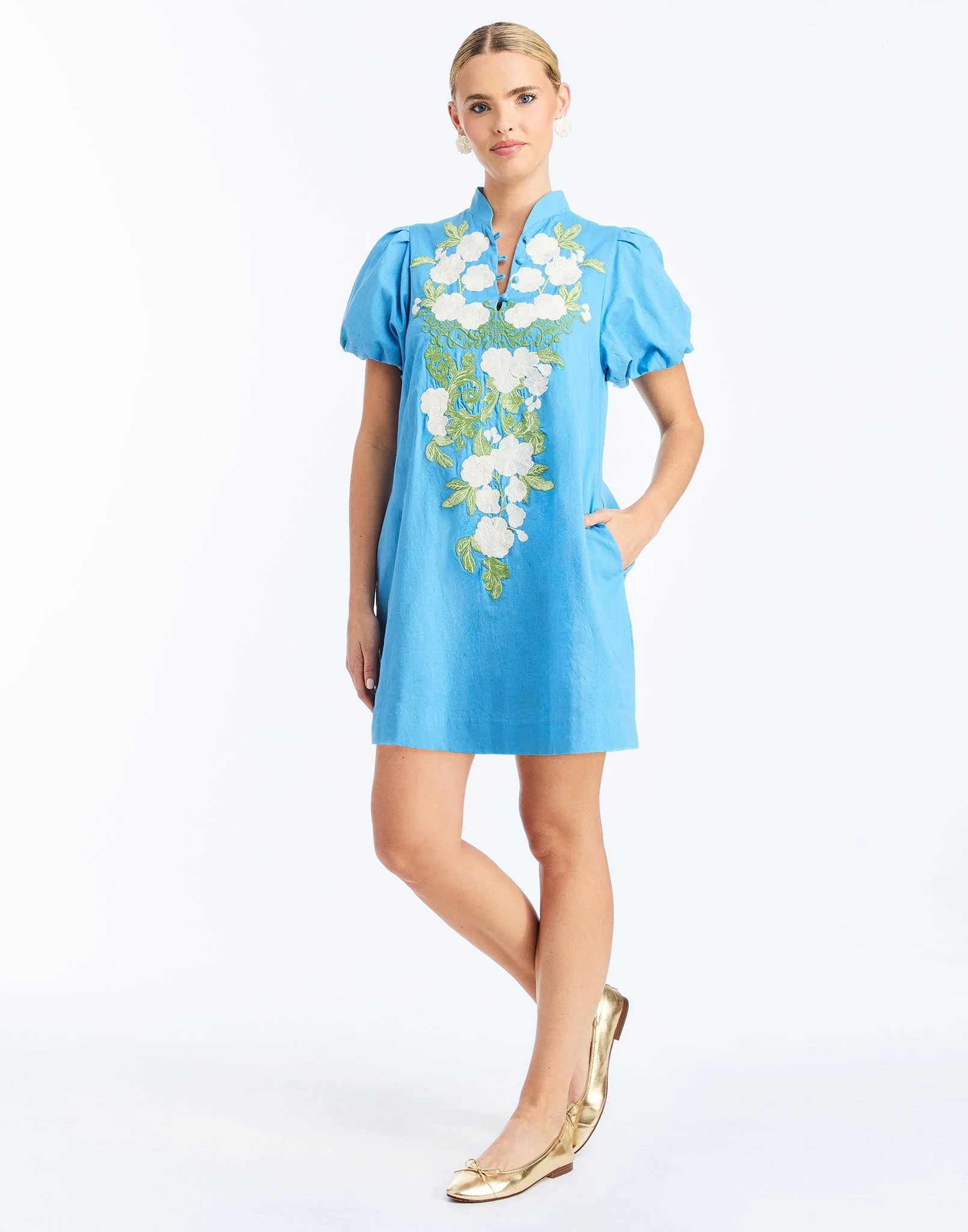 Elliana Barong Mini Dress