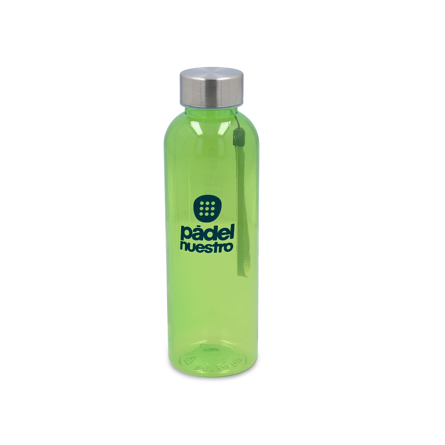 PLASTIC BOTTLE WITH STAINLESS STEEL CAP