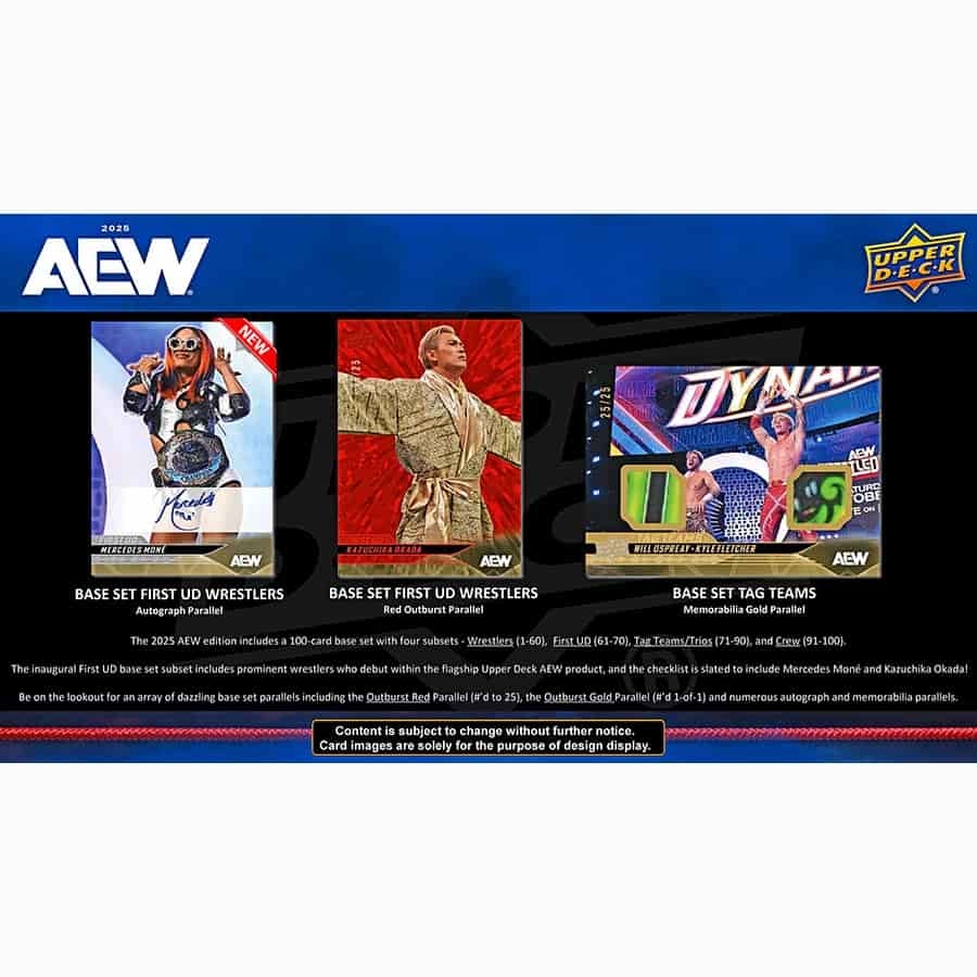 2025 Upper Deck AEW All Elite Wrestling Hobby Box