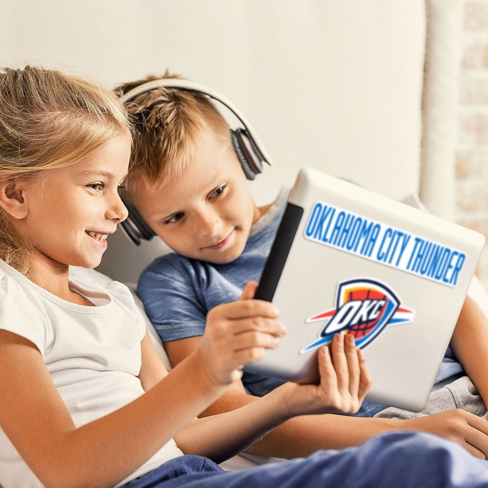 Oklahoma City Thunder Multi-Use NBA Decals Set (3 Pcs.)