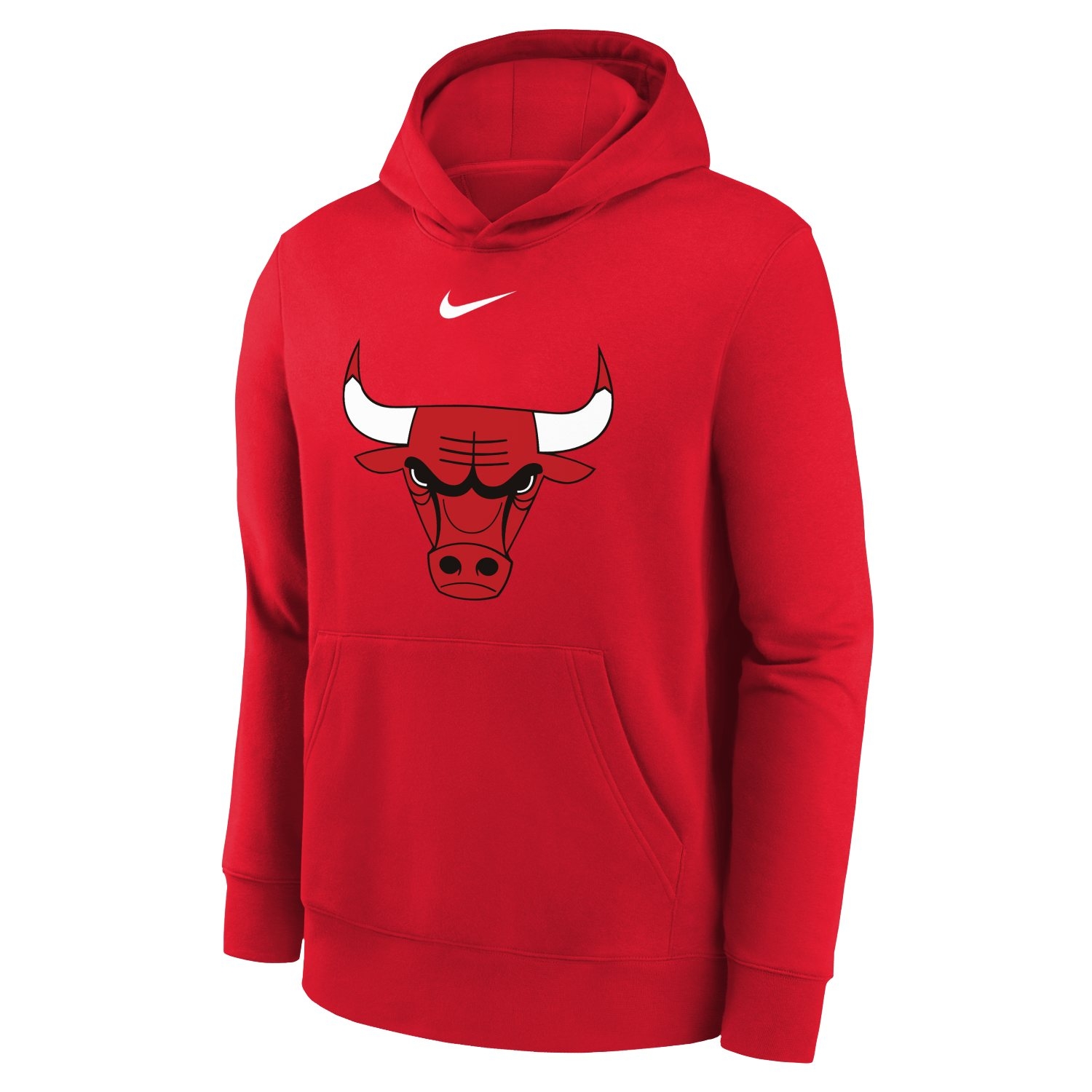Chicago Bulls NBA Logo Nike Club Hoodie Red (YOUTH)