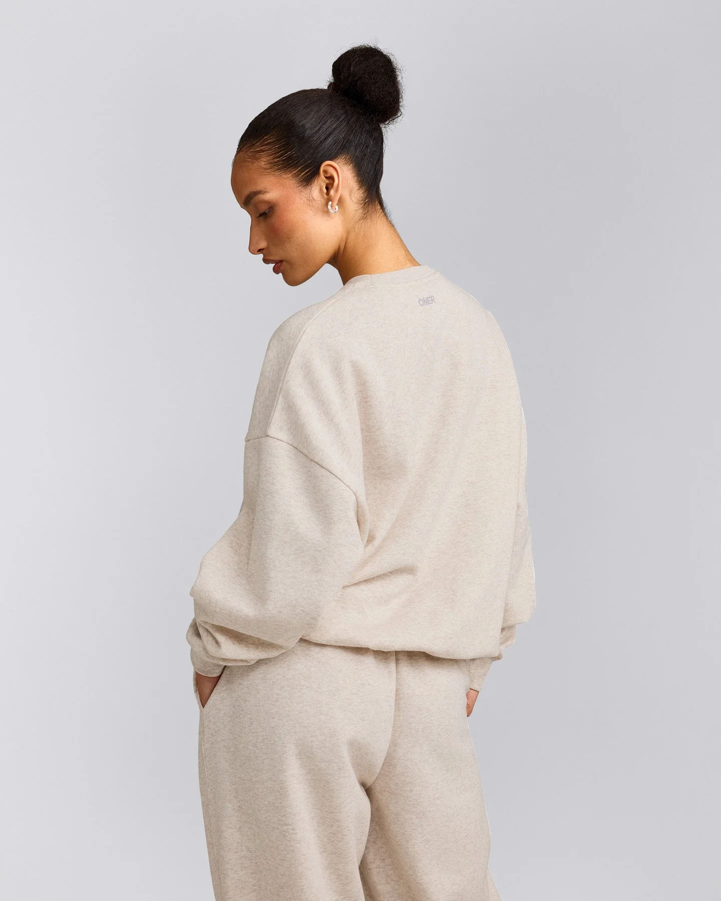 Foundations All Season Crew Neck Sweatshirt | Oat Marl