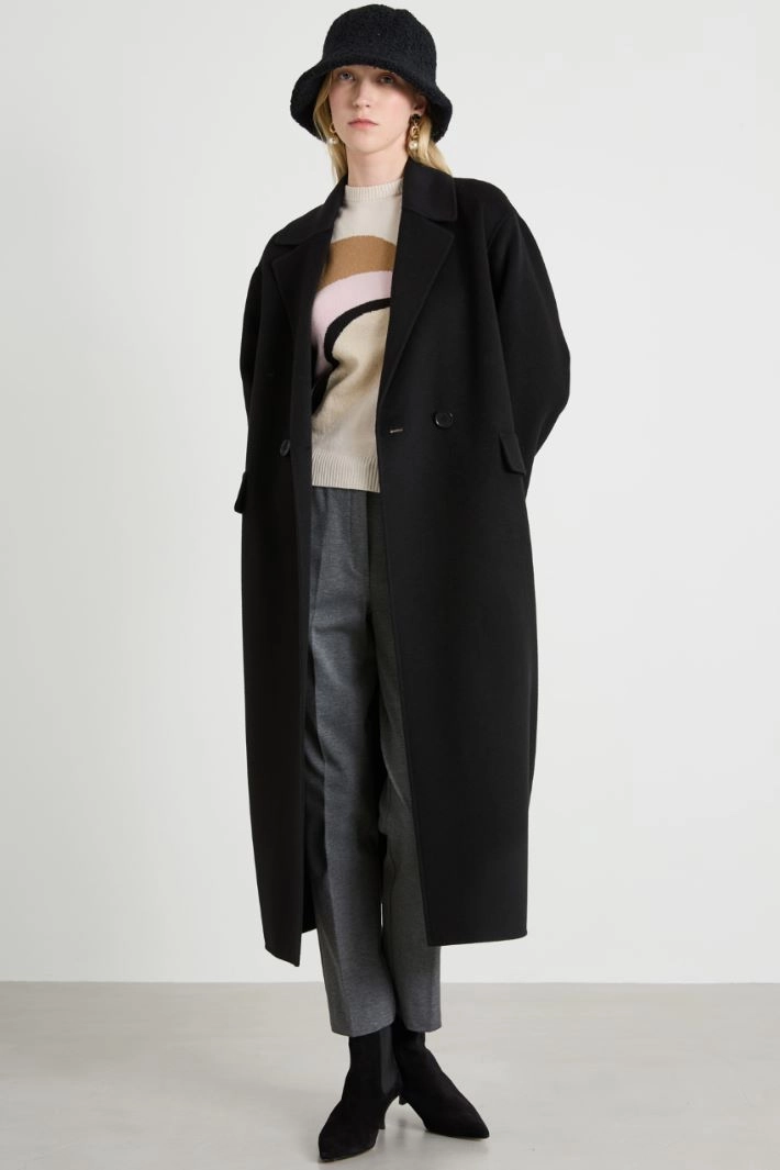 Boucle fisherman hat - BLACK