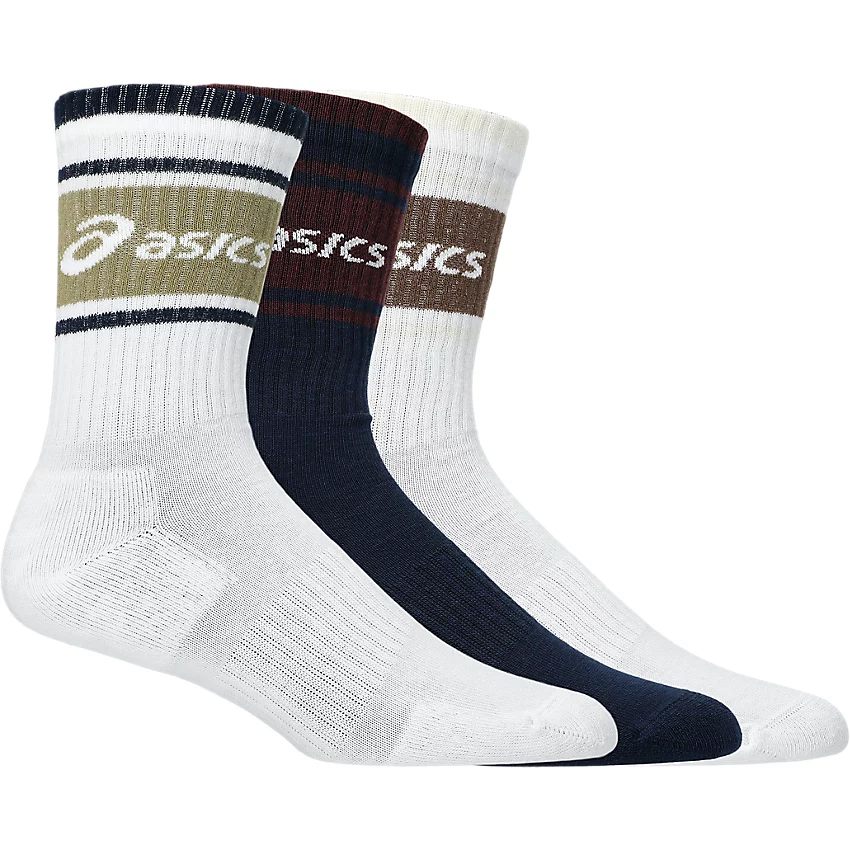 3 PACK ASICS LOGO CREW SOCK
