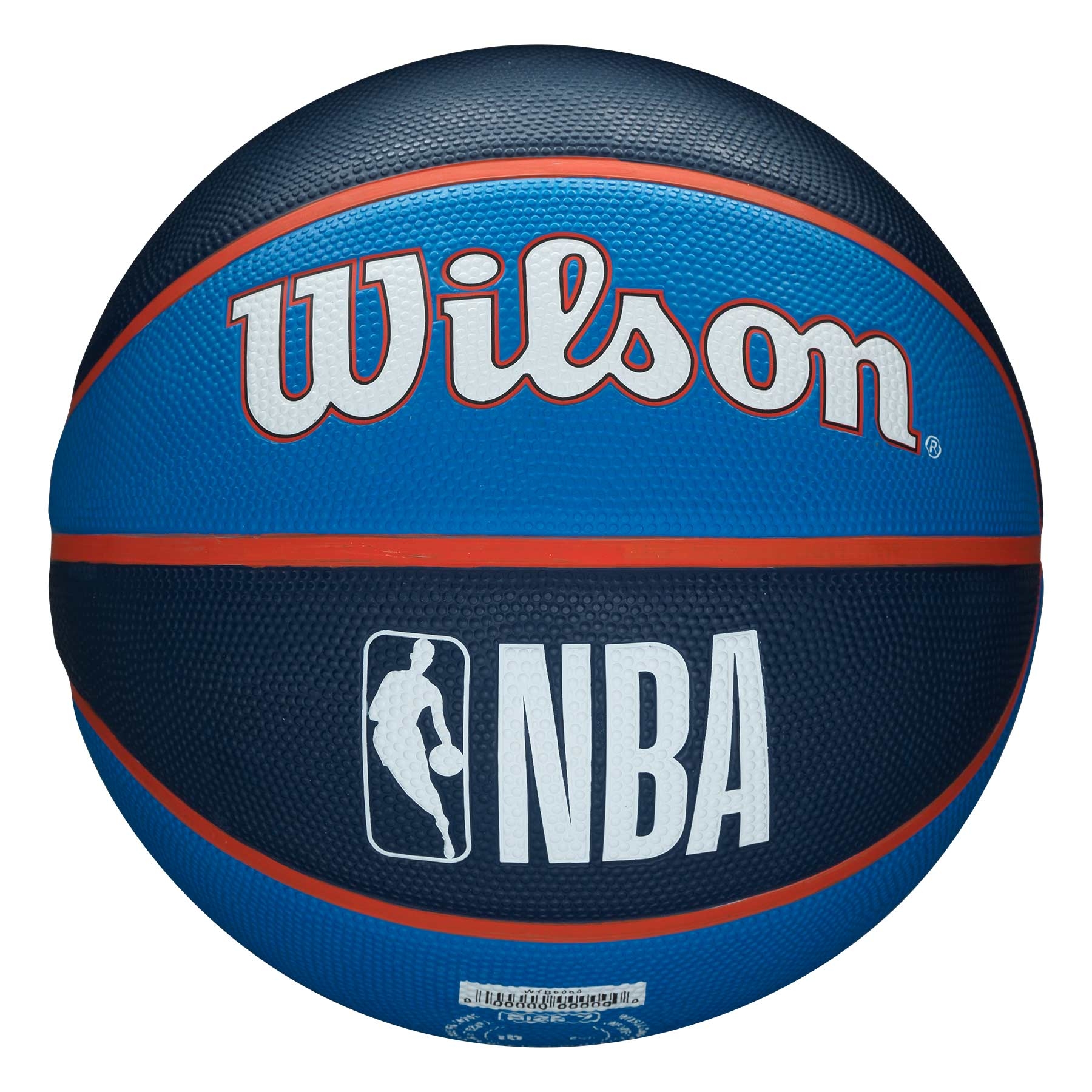 Oklahoma City Thunder Team Tribute Wilson NBA Basketball (Size 7)