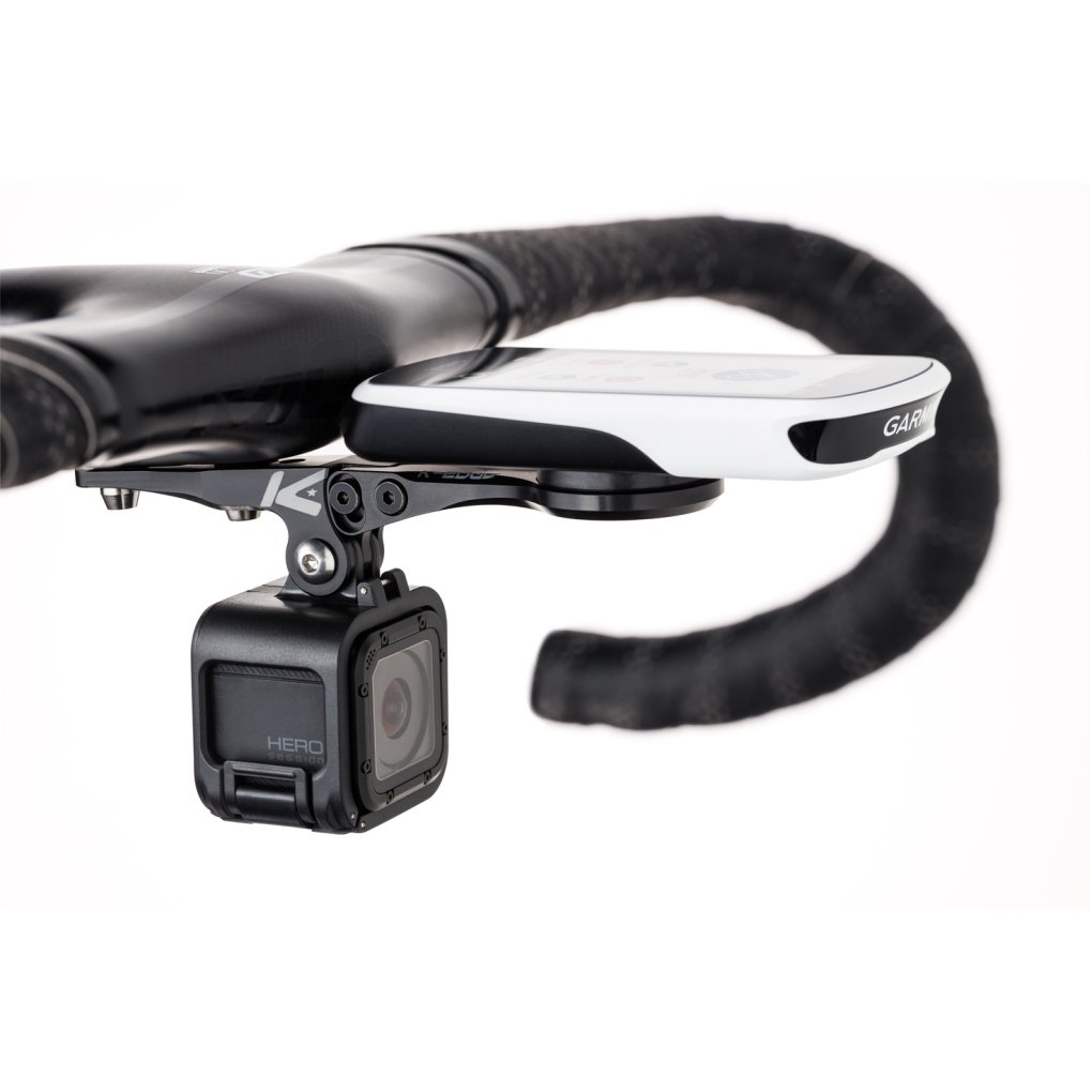 K-Edge Garmin Integrated H-Bar (IHS) Combo Mount - black