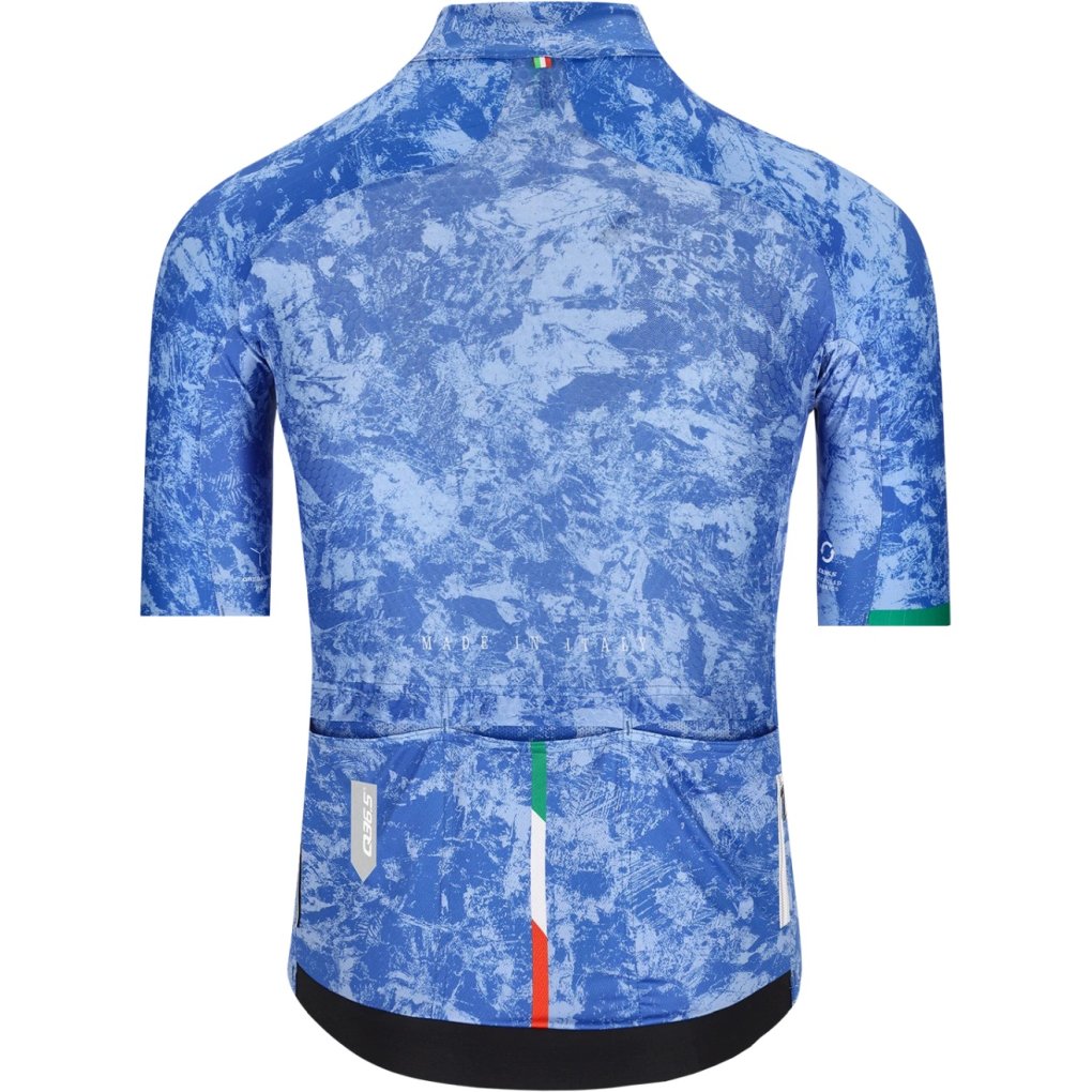Q36.5 Gregarius Made in Italy Short Sleeve Jersey Men - Made in Italy Blue