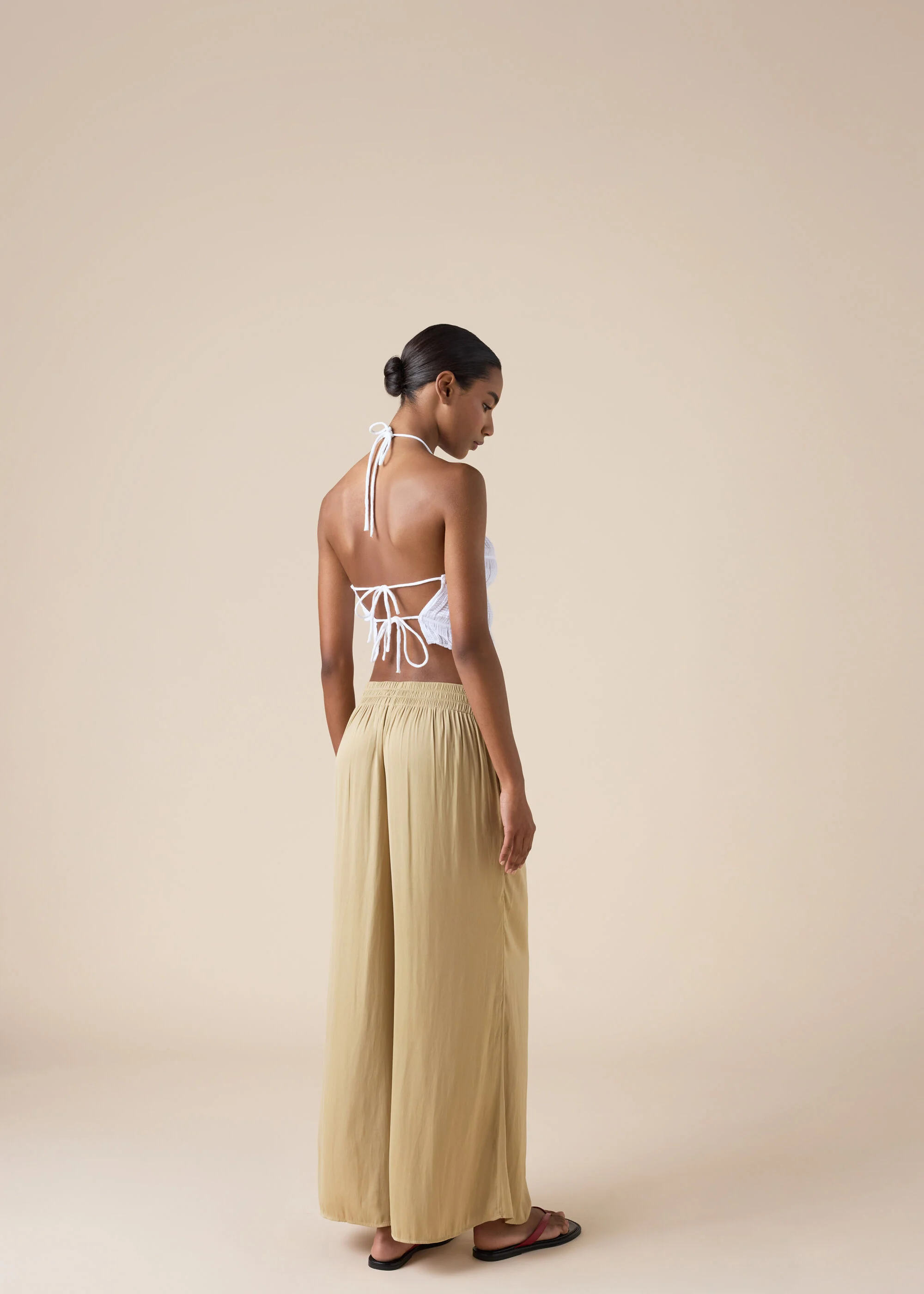 Shiny Palazzo Pants