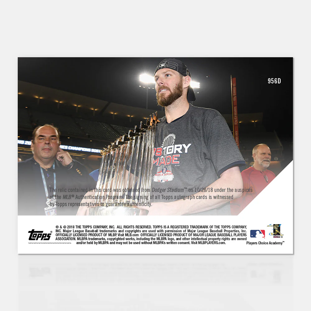 On-Card Autograph & Game Used Base # to 5 - Chris Sale - MLB TOPPS NOW®