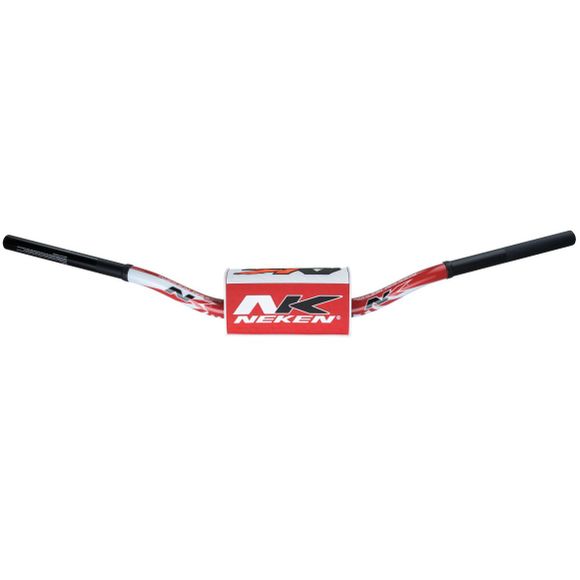Neken Low Standard 28.6mm Universal Handlebar - White / RedRef: NEK0008