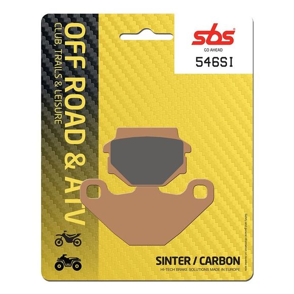 SBS 546SI Sintered Metal Brake Pads - Front/Rear (model dependent)Ref: 546SI / 546030