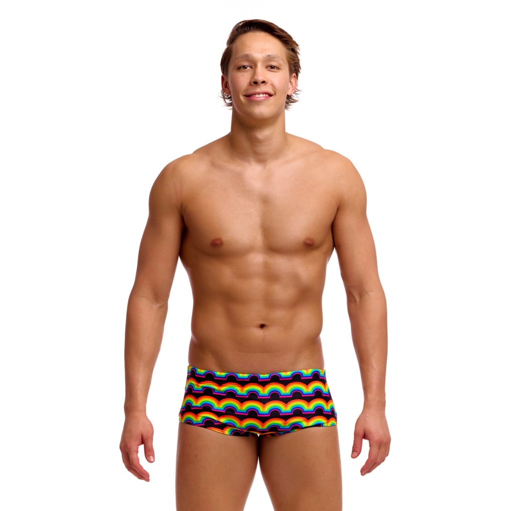 Funky Trunks Sidewinder Eco Swim Trunks Men - Rainbowie