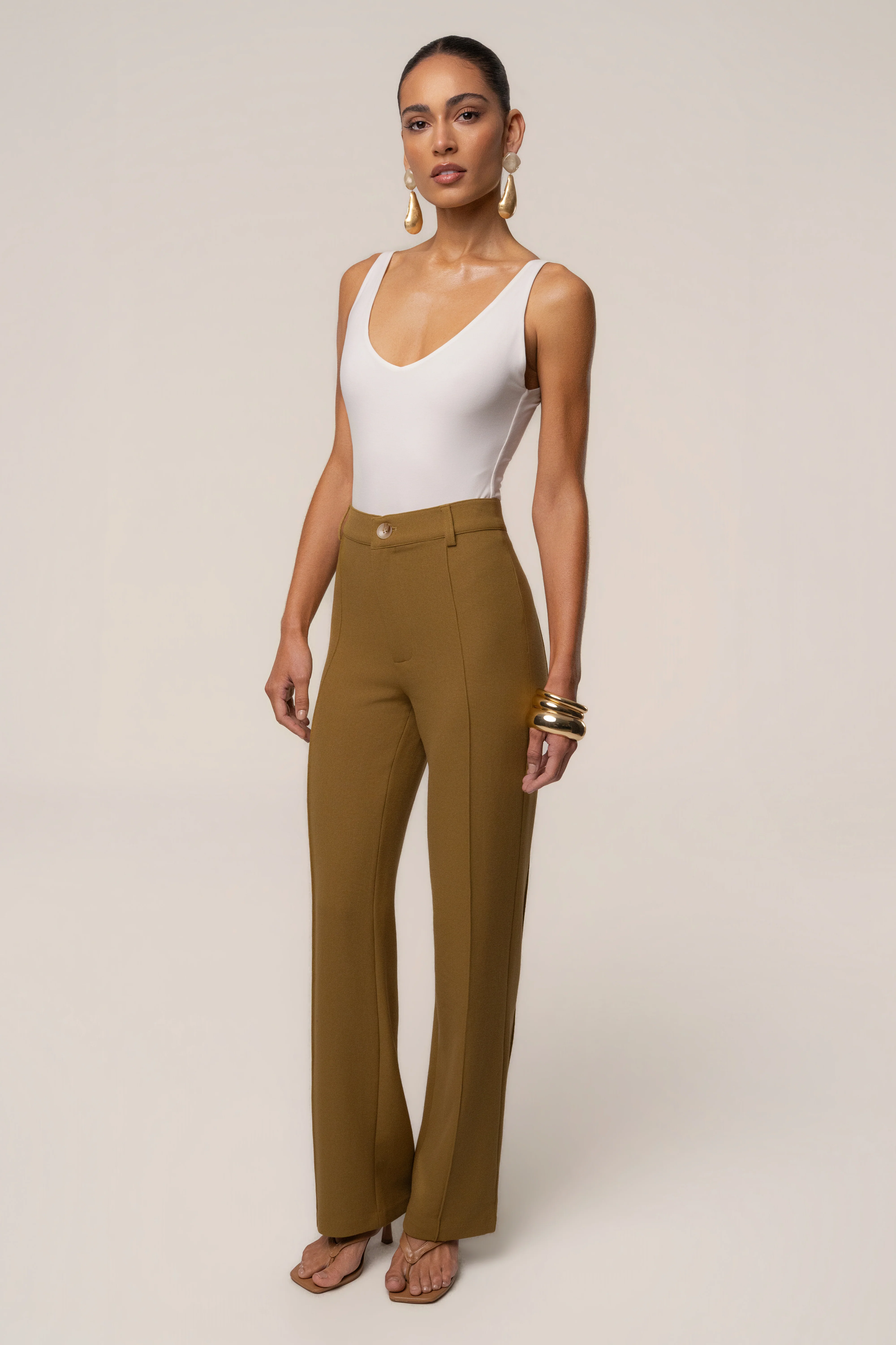 Olive Arlette Trousers