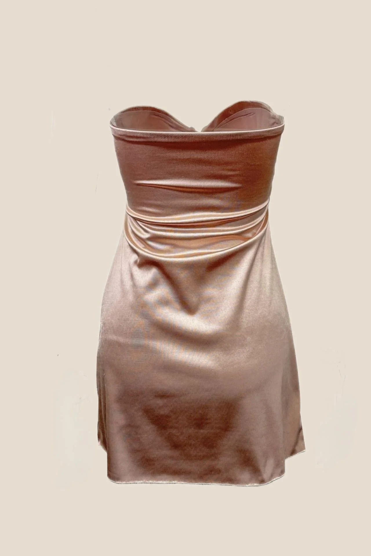 Twist Pink Keyhole Short Dress