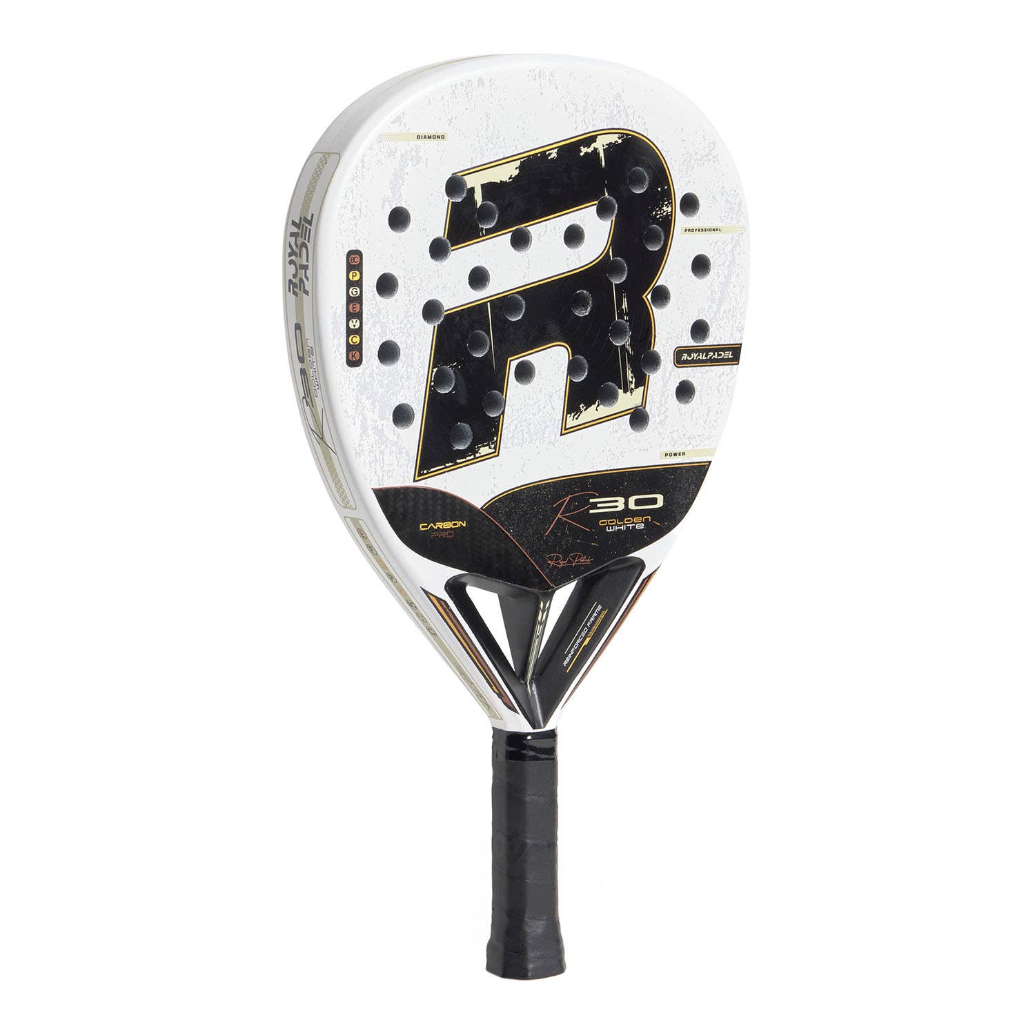 ROYAL PADEL RP R30 GOLDEN WHITE