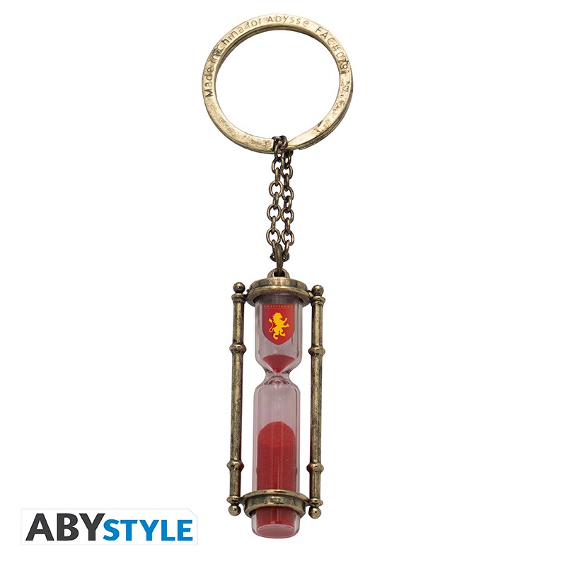 HARRY POTTER Keychain 3D Gryffindor hourglass