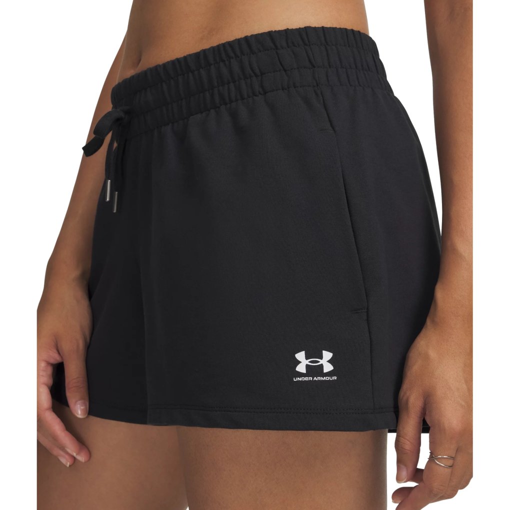 Under Armour UA Sport Terry Shorts Women - Black/White