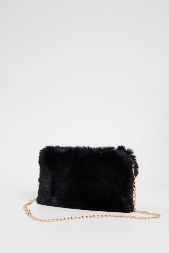 Plush bag - BLACK