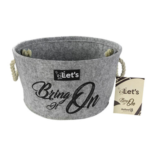 Let's Stuff It Storage Basket - Grey